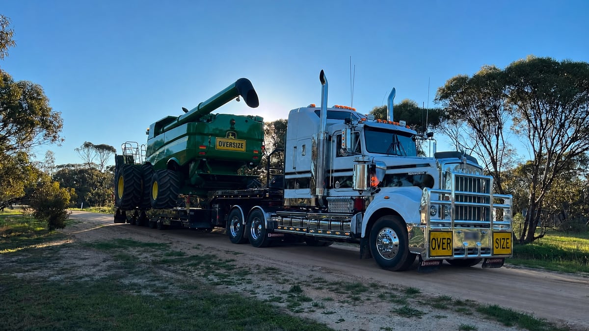 Truck and Road Signs Hero